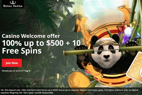  royal panda casino offers